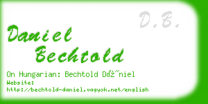 daniel bechtold business card